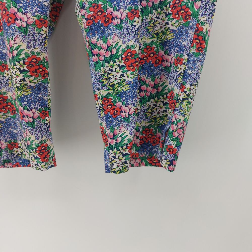 Talbots Women's Cropped Pants Perfect Skimmer Floral Size 16P - Picture 7 of 12